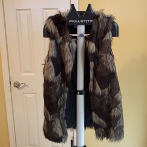 BCBGeneration long faux fur vest